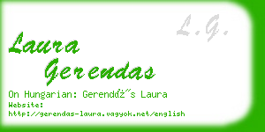 laura gerendas business card